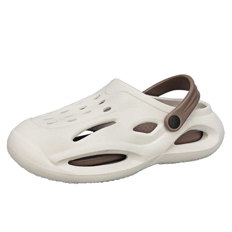 Fashion Men's Flat Summer Beach Casual Sandals Non-slip Bathroom Slippers Soft Sandals Lightweight Comfortable Flip-flops Men's Shoes