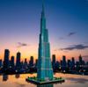 7365PCS Building Blocks MOC-104784 City Skyline Series Dubai Burj Khalifa Large Modular Ornament