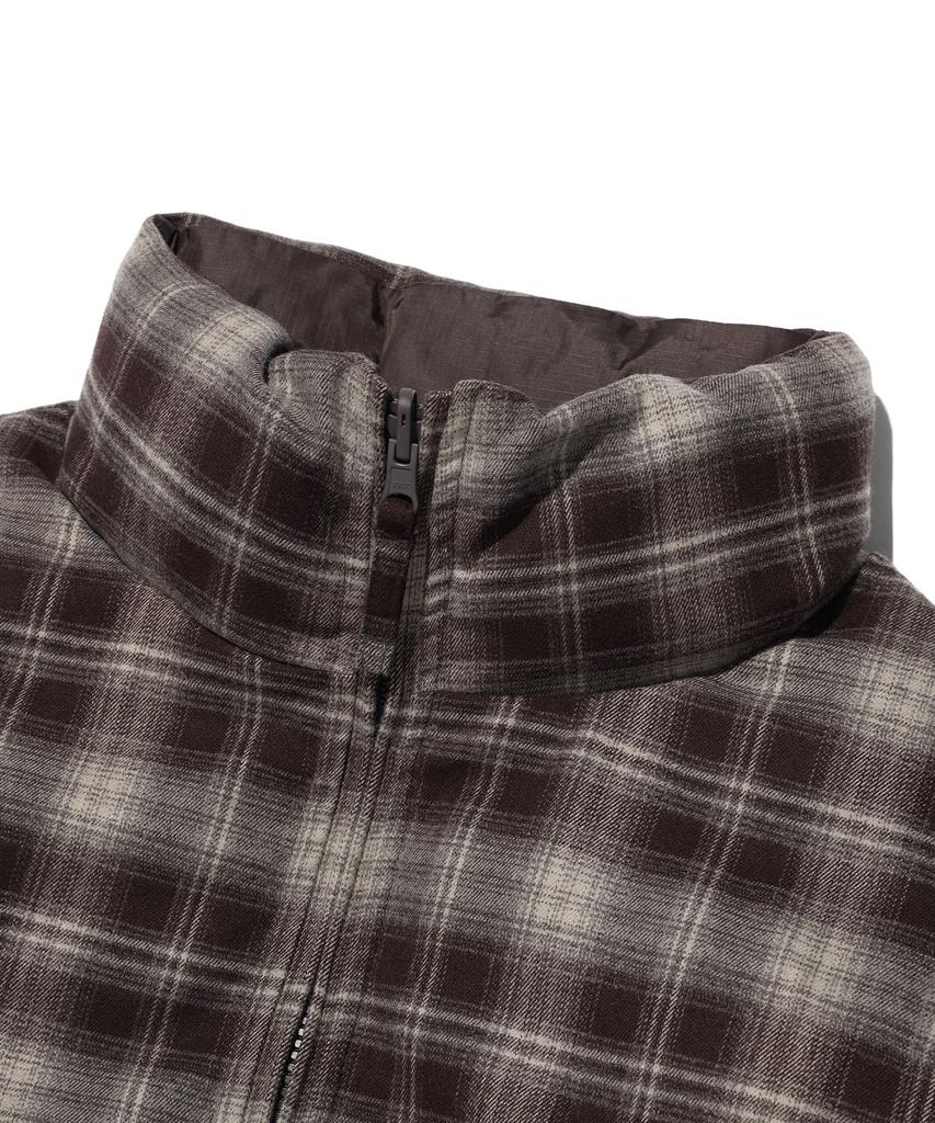 Istkunst Flannel Reversible Puffer Jacket_Brown(Ik2Ewmb900A)