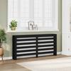Vidaxl Radiator Cover, Black, 175X20X82 Cm