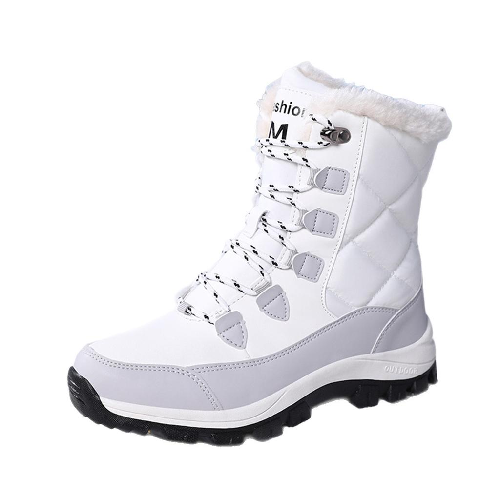 Snow boots new cotton shoes outdoor thickened cotton warm non-slip cold-resistant high-top shoes