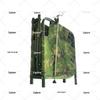 Portable Folding Field Stretcher Bed with Retractable IV Pole