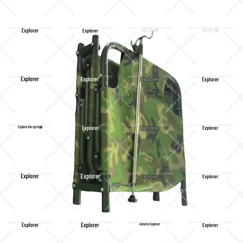 Portable Folding Field Stretcher Bed with Retractable IV Pole