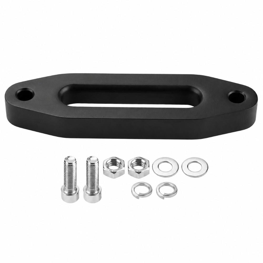 Aluminum Hawse Fairlead Heat Resistant Winch Rope Guide Durable Winch Fairlead  SUV ATV UTV