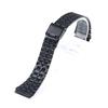 Vintage Metall Uhrenarmband für Casio SGW400 F91W F84 F105/108/A158/168 AE1200/1300 Hohe Qualität 18mm Edelstahl Armband