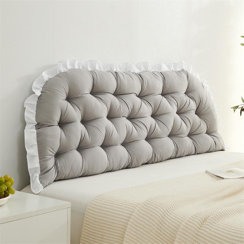 Dormitory Soft Headboard Cushion with Lumbar Support - Anti-collision, Princess Tatami Sofa Style.