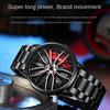 SVJ Wheel Watch 360 Rotating Hollow Modified Caliper AMG488 Caliper Men's Watch