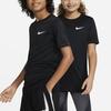 Nike T-shirt à Manches Courtes Décontracté Dri-FIT Legend avec Imprimé Logo Couleur Unie Hauts pour Enfants Noir DX9537-010