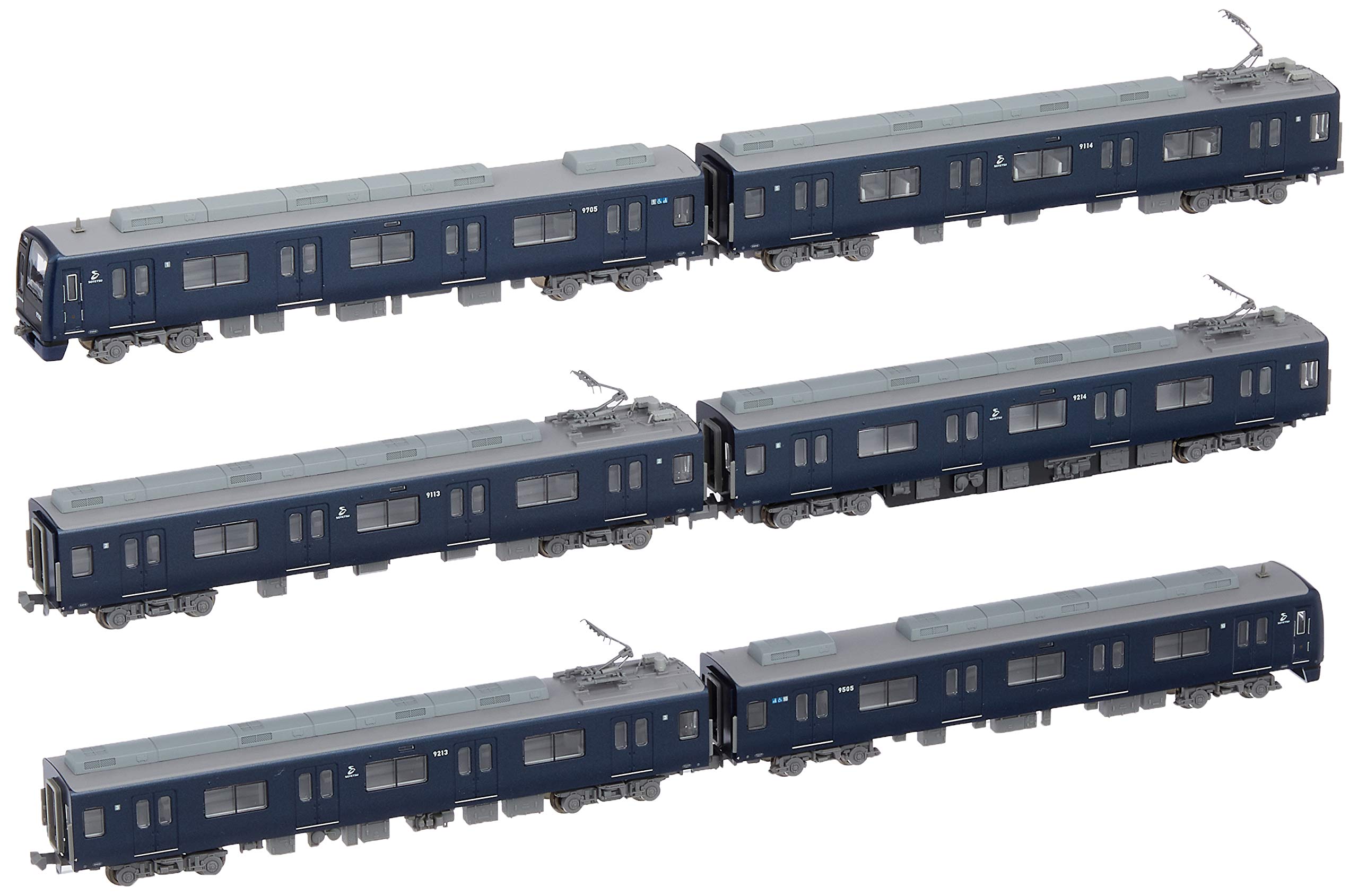 

MicroAce N Gauge Sotetsu 9000 Series Renewal Car Pantograph Basic Set A6244 Model Train Single-Arm 6-Car