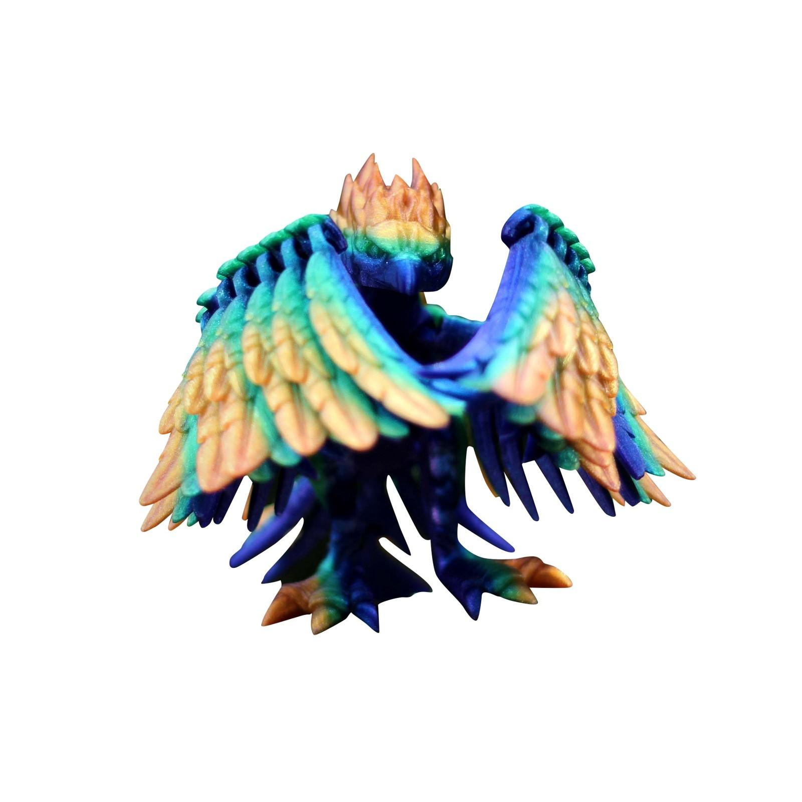 

3D-печатная шарнирная игрушка, креативная декоративная шарнирная модель для взрослых и детей One Size синий