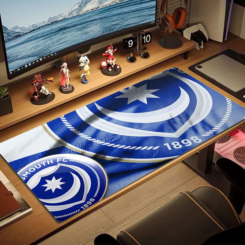 Portsmouth Mouse Pad, Large Gaming Desk Mat, Non-slip XXL Mousepad for Laptop & Tablet, Mini PC Playmat with Stitched Edges