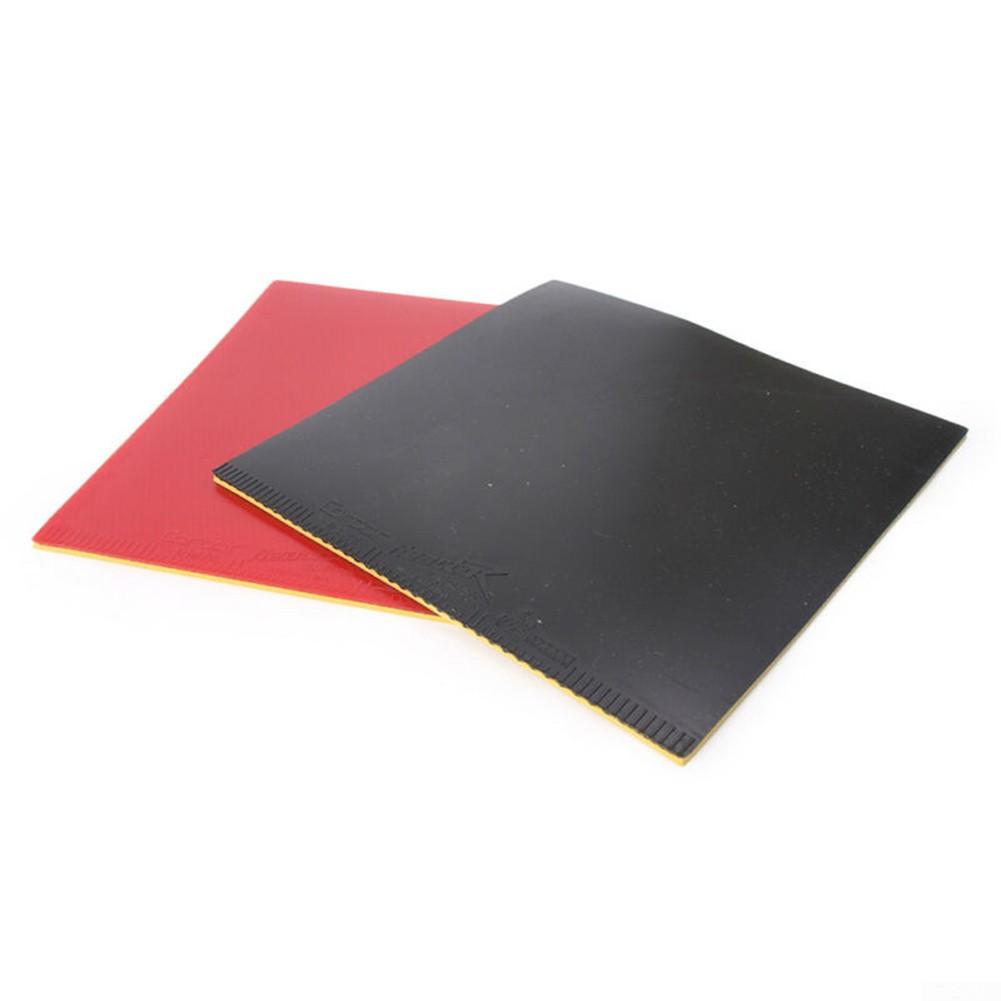 Table Tennis Rubber Fast Attack - Red & Black, 2.2mm Thickness, 39 Degree Hardness - 4 Pcs For Butterfly & Other Bats