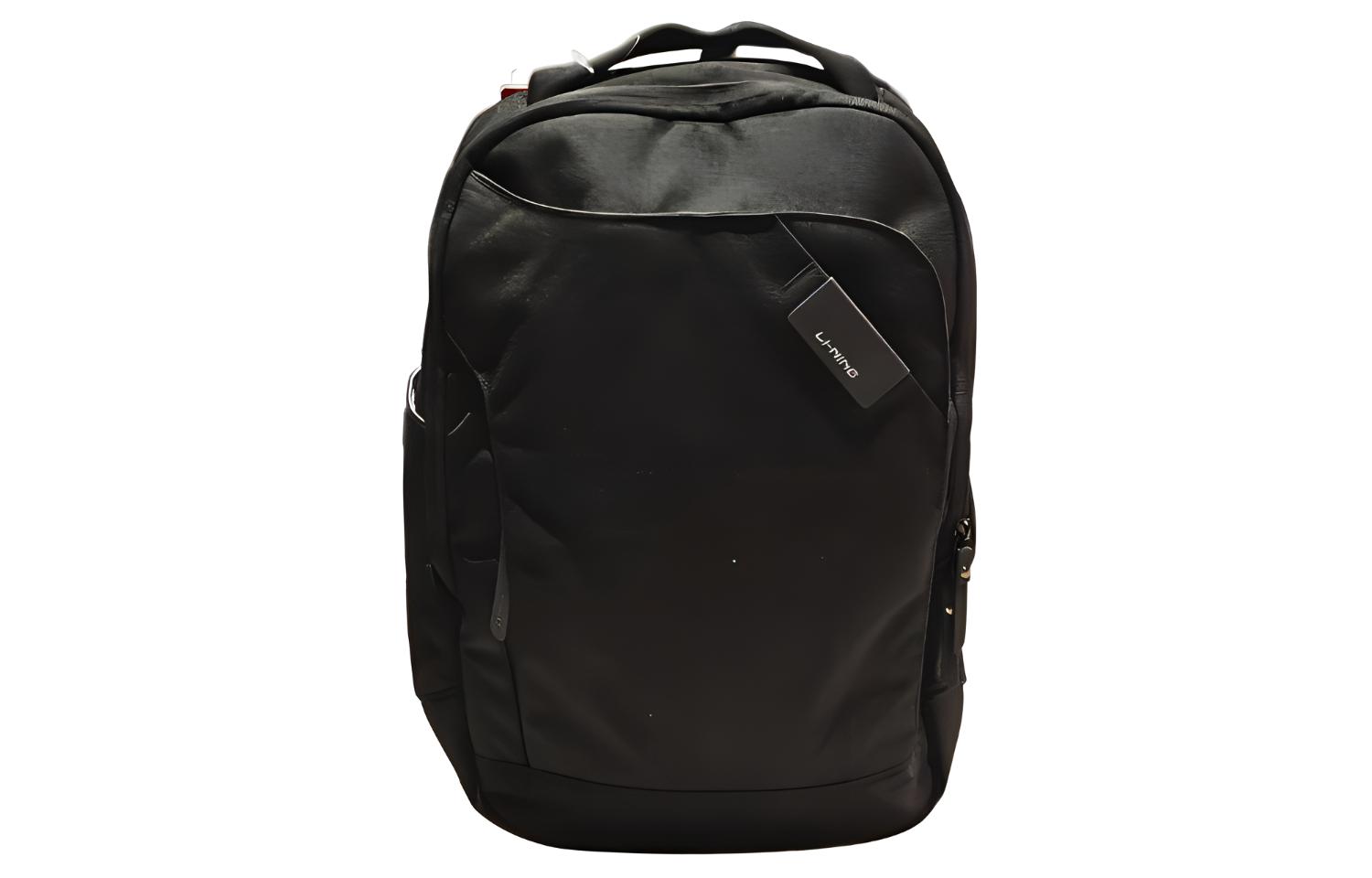 Li Ning Athleisure Polyester Backpack Regular Unisex Black ABSQ025-1
