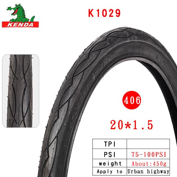 Kenda 20 inch bike tire 20 * 1.25/1.35/1.5/1.75/1.95/2.0/2.125 small wheel tire 20 * 1 1 / 8 20 / 1 3 / 8 folding bicycle tire