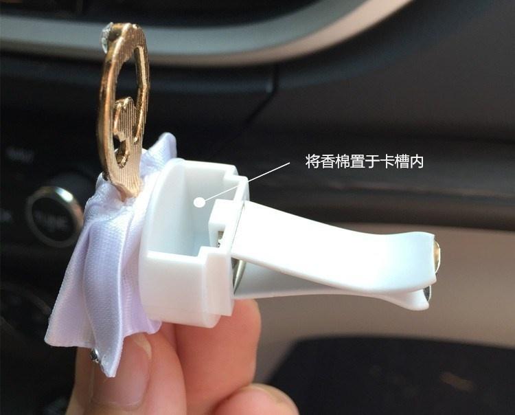 1Pc Ballet Girl Car Air-conditioning Outlet Perfume Diamond Ballerina Fragrance Clip