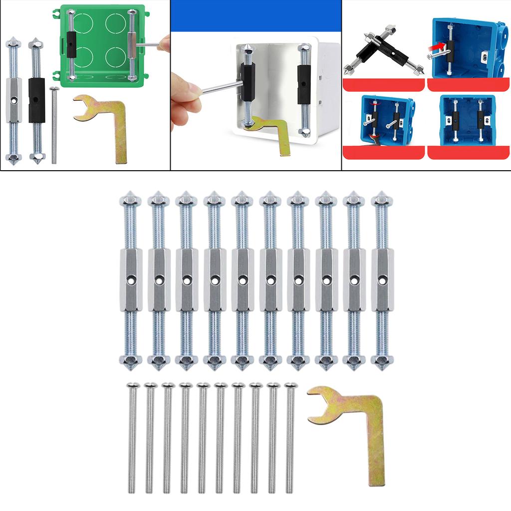 21/Set Cassette Screws Support Rod, Electrical Accessories for Wall Mount