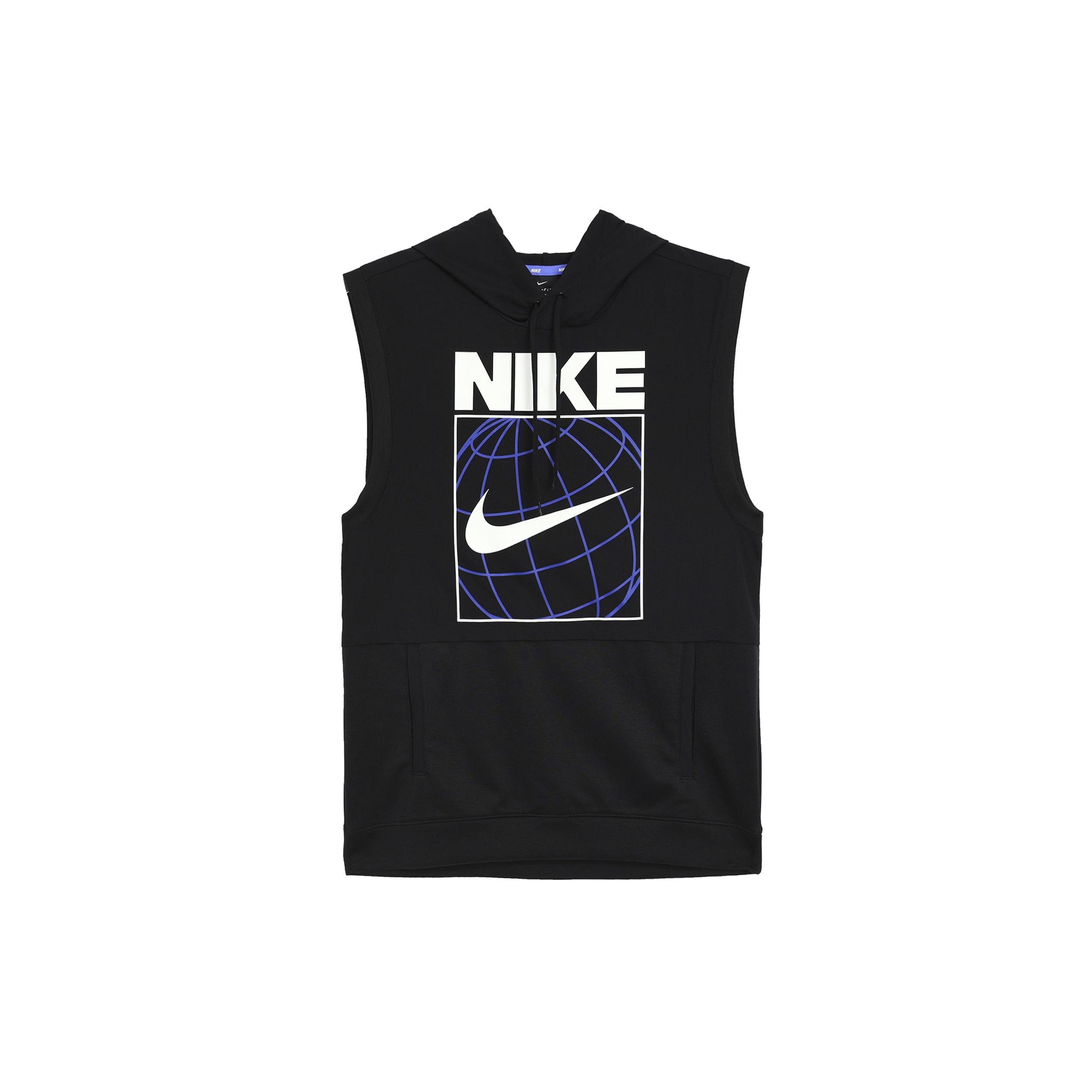 Nike Sleeveless Sports Pullover hoodie Vest Black Men s CZ2562-010 M