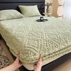Winter Thick Carved Velvet Bed Sheet, Jacquard Tafu Velvet Bed Cover, Simmons Mattress Protective Cover
