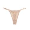 Fashion Low Waist Lace Flower Thongs Soft Traceless Adjustable Belt Briefs Underpants Solid Color Sheer T-back Panties Girls