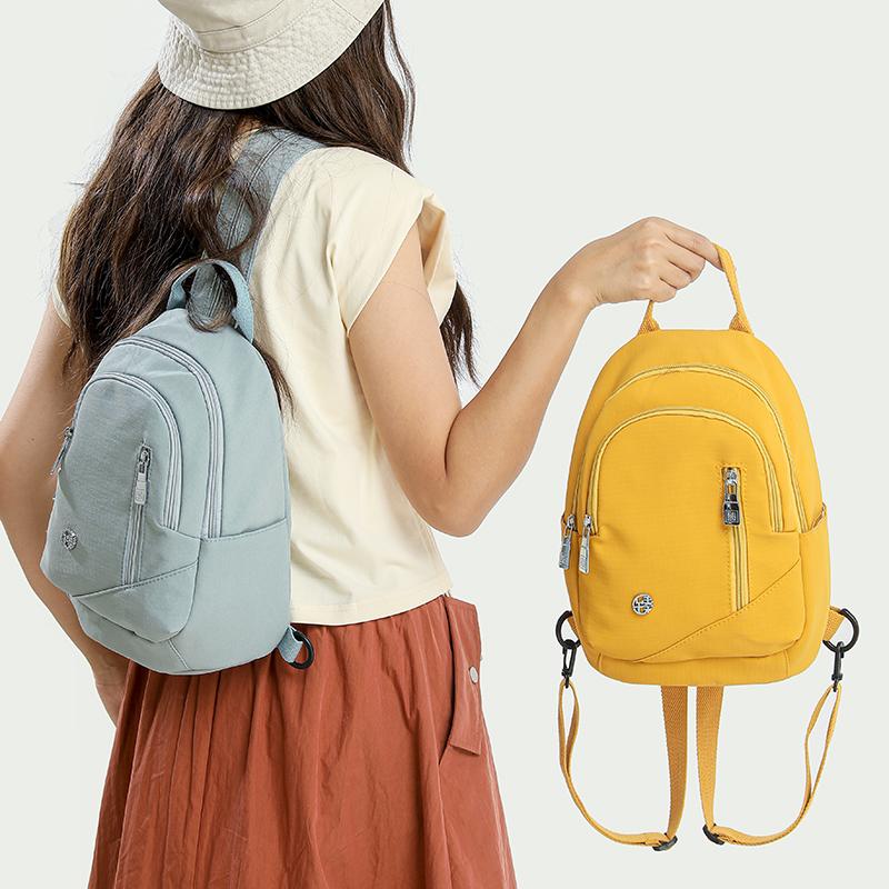 Two-In-One Chest Bag Sport Small Backpack Women Ultra Light Shoulder Bag