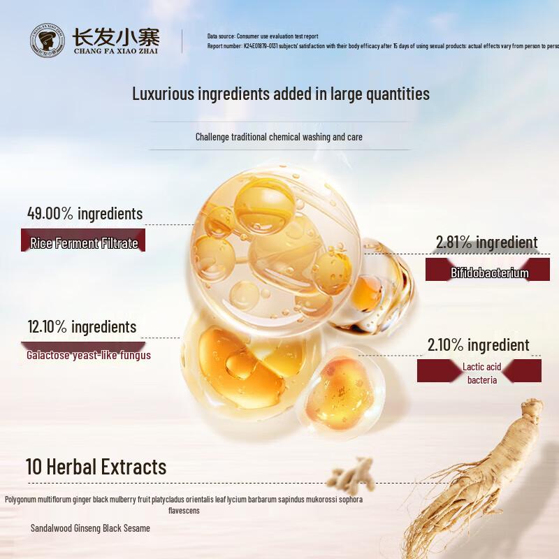 Changfa Xiaozhai Ölkontrollierendes & Nährendes Reiswasser Kopfhautpflege Shampoo