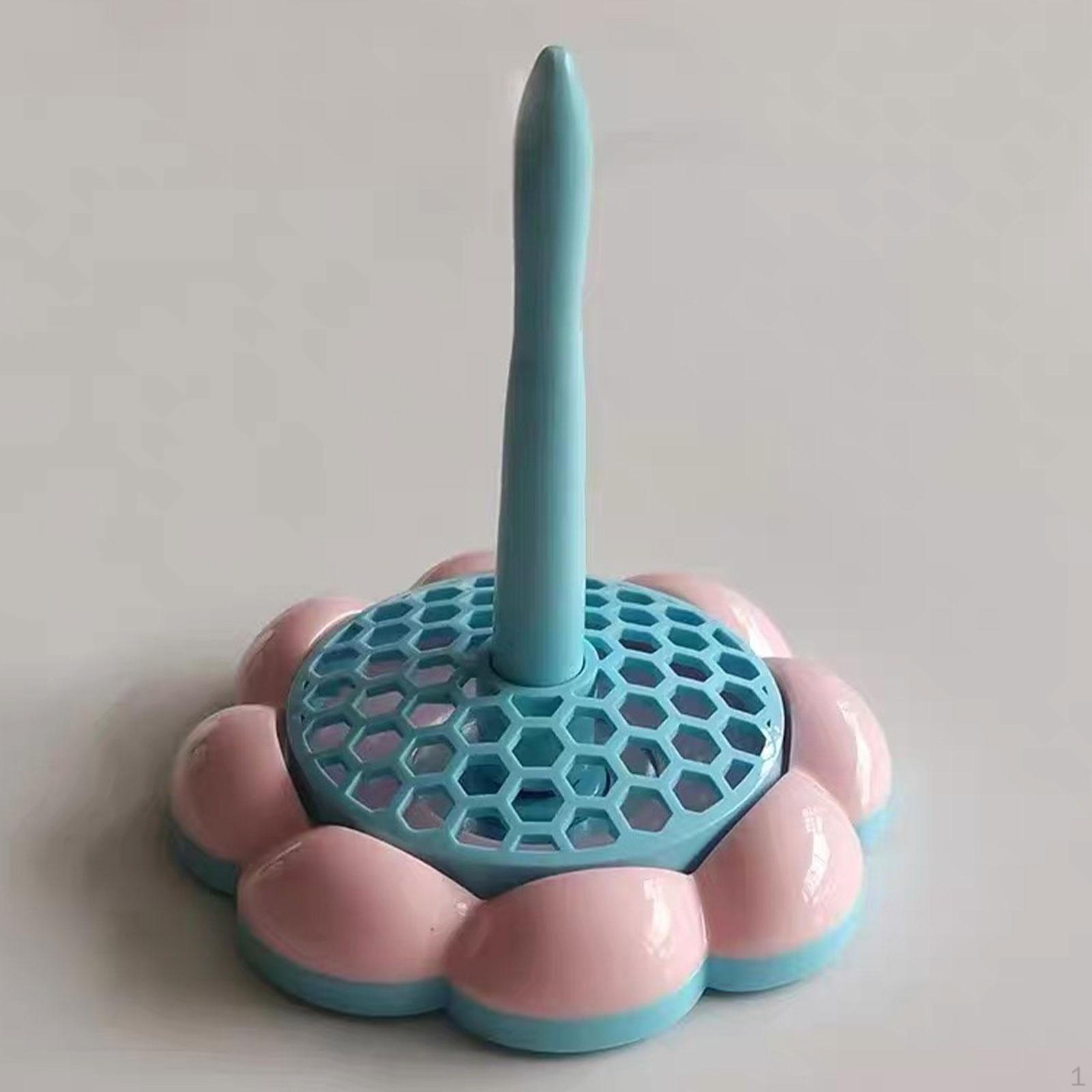 

Yarn Holder for Knitting Embroidery Accessory Detachable Effortlessly Convenience Non Slip Base розовый