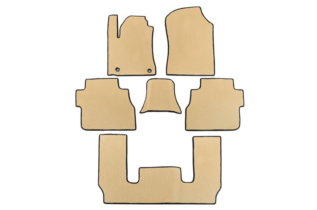 

EVA mats 3 rows (Beige) Middle Row - Passage for Toyota Sequoia 2007-2022