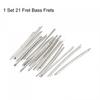 uxcell Electric Bass Wire Guitar 21 Silver Replacement for Bass 21 Pieces Frets, Fretboard, Frets, 2.7mm, Tone, Frets,