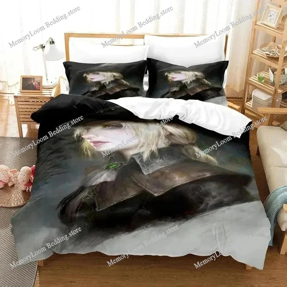3D Print Game Lady Maria Bloodborne Bedding Set Bed Set Quilt Cover Pillowcase Comforter king Queen Size Boys Adult Duvet Cover