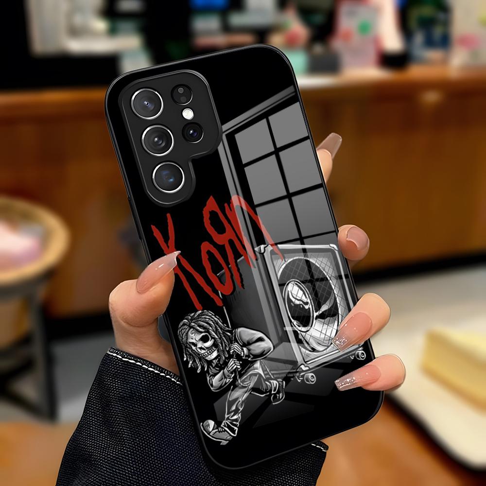 Rock Band K-Korn Phone Case For Samsung A25 A13 A33 5G A54 A36 A35 A56 A52 A14 Shockproof Glass Cover