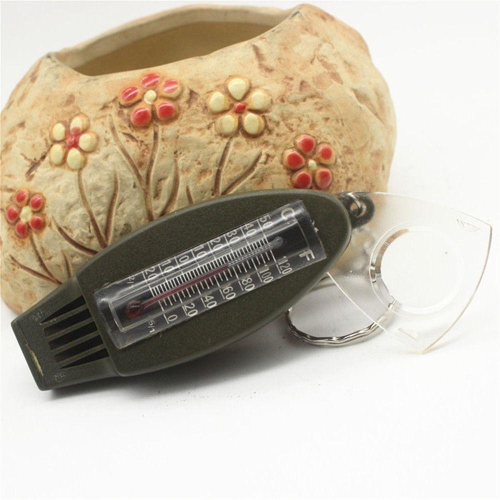 Compass Survival Whistle 4 in 1 Outdoor Whistle Safety Emergency Whistle Fishing Hiking