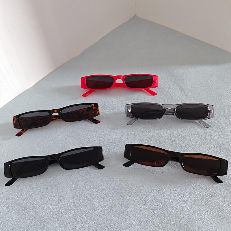 

5 Pairs Per Set Small Frame Rectangle Sunglasses Classic Fashion Women Sun Glasses Outdoor Accessory Wholesale Eyewear