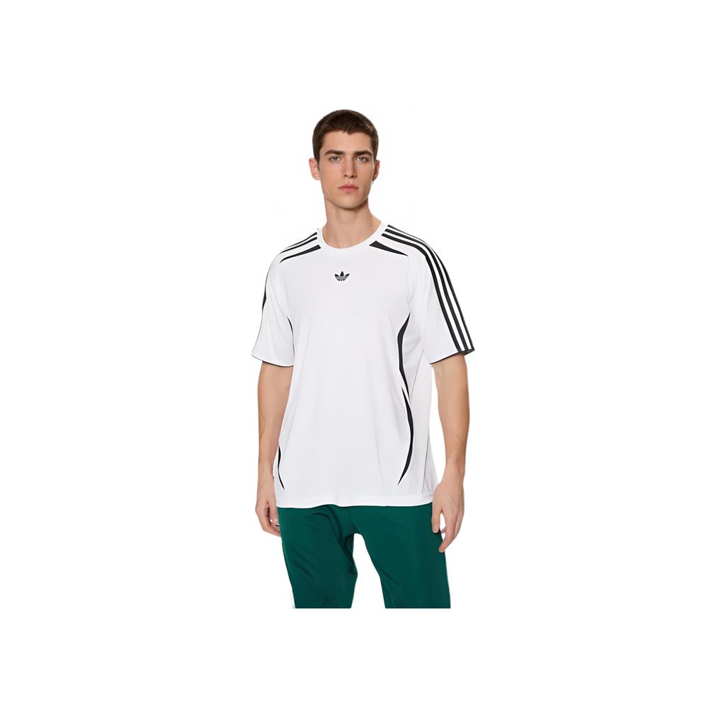 adidas Adicolor Teamgeist Tee White/Black Men Streetwear JP1113