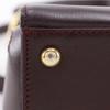 GOLD PFEIL 2WAYShoulder Handbag One Handle Bordeaux Calfskin Women Used