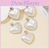 Shell Heart Pendant Necklace With Beaded Edge Handmade Jewelry For Women