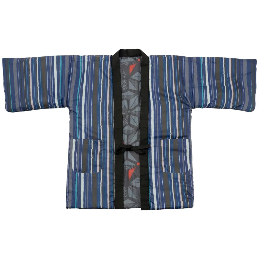 KYOETSU Men's Reversible Hanten (Winter Jacket) with Cotton Lining (Size M, 2A-2B)