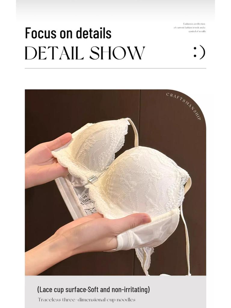 Front Closure Push-Up Bra for Small Busts - Enhancing & Lifting Design for a Sexy, Anti-Sagging Look, 2025 Model.