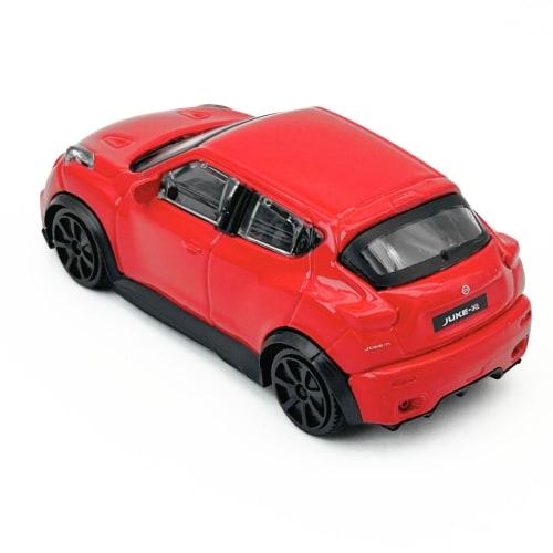 Bburago 1/43 Scale Nissan Juke-R Red Diecast Model Car, Finished Product, 18-30136 RE