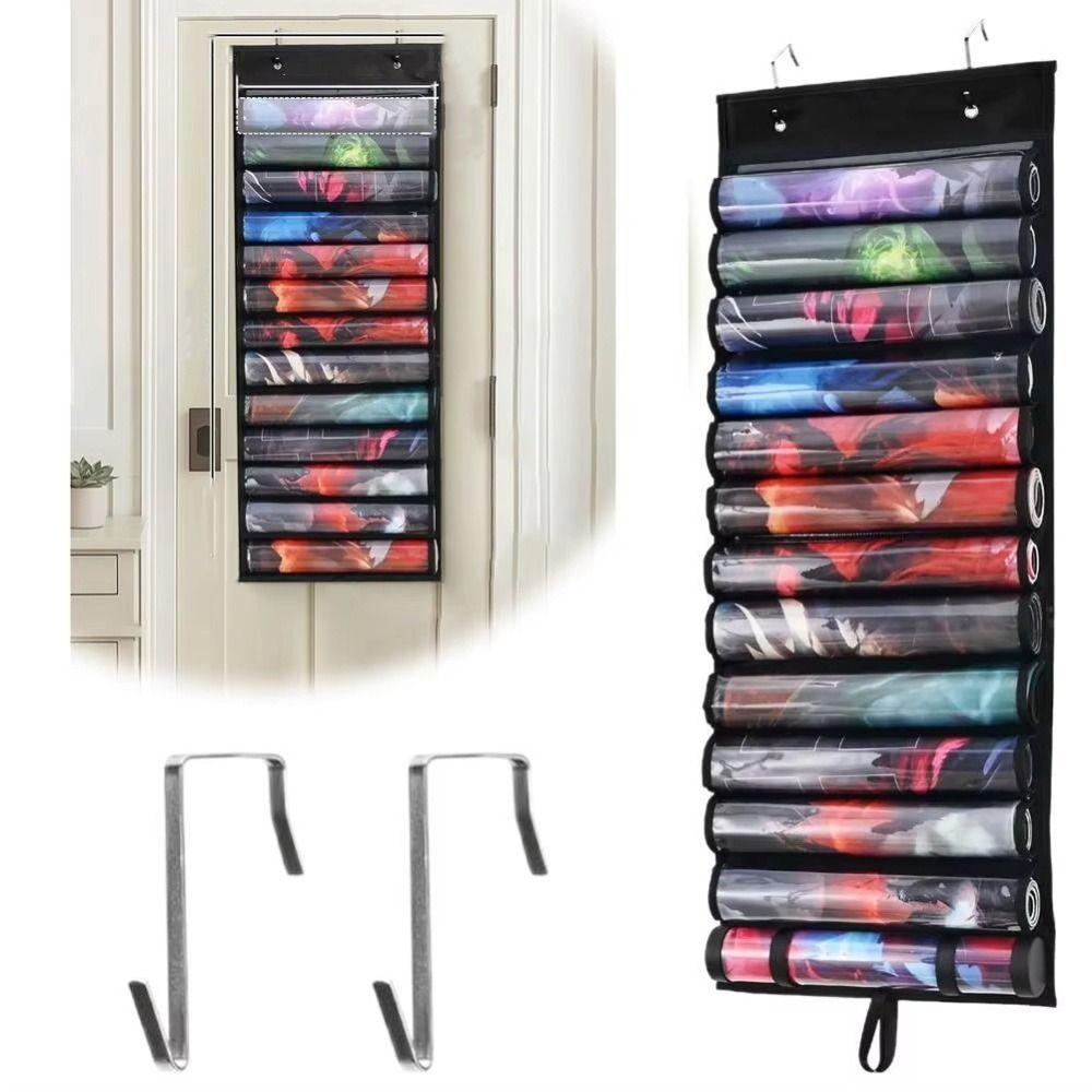 Plastic Slots Playmat Tube Transparent Playmat Storage Bag Game Mat Storage Wall Organizer