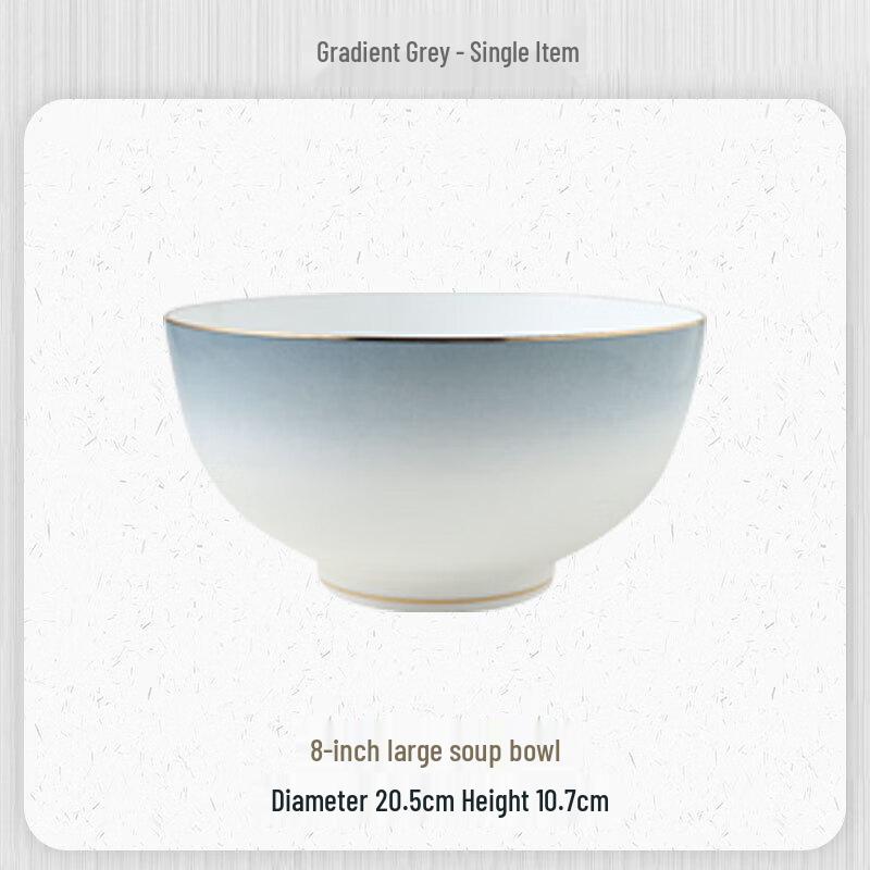 Jingdezhen Light Luxury Bone China Dinnerware Set