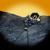 Creative Zircon Spider Black Gold Pendant 925 Silver Plated Exaggerated Insect Necklace Handmade Enamel Party Sweater Chain