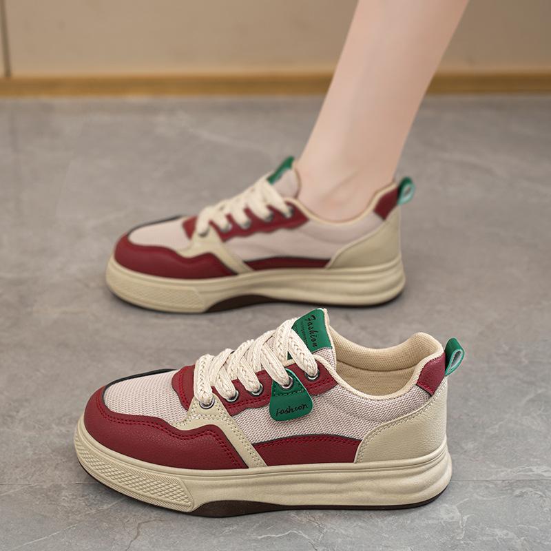 2025 summer women's shoes new breathable canvas shoes women's Korean version versatile platform sports casual low-top board shoes trendy shoes