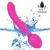 Magic AV Wand Dildo G Spot Vibrator för kvinnor Vagina Massager Klitoris Stimulator Kvinnlig Masturbator Mjuk Silikon Vuxna Sexleksak för par