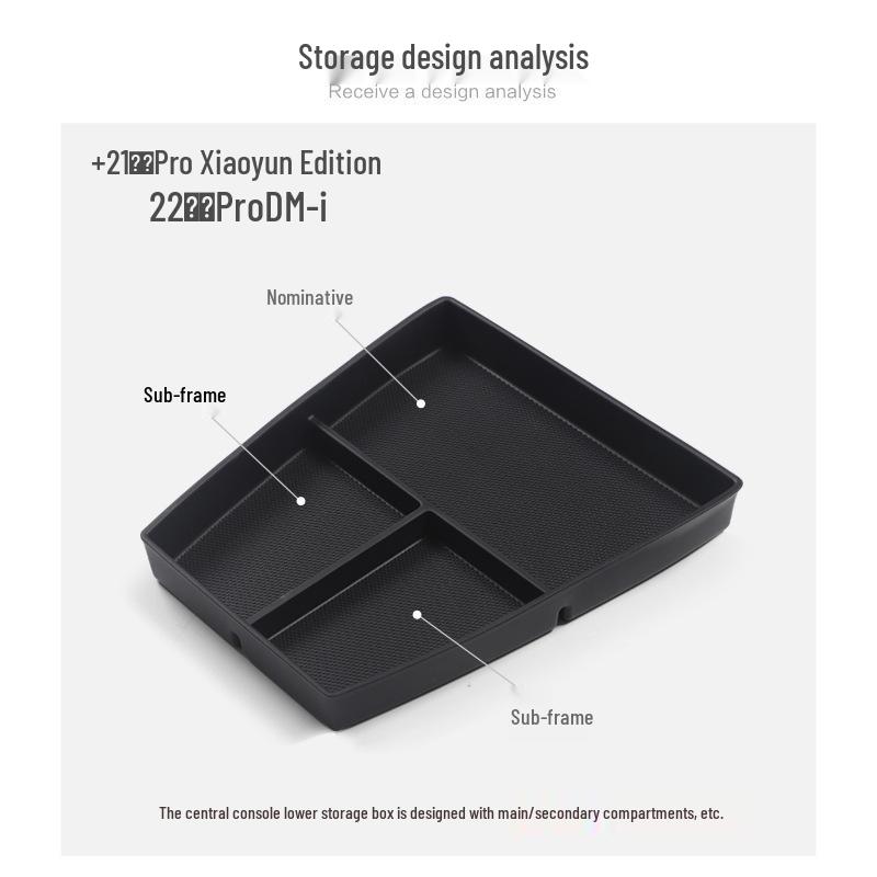 Song Pro DMI Center Console Lower Storage Box: Car Organizer for 22-24 Models