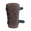 Retro Middle Ages Leather Forearm Guards Cosplay Bow Arm Protector Viking Armband Bracelet Stage Props