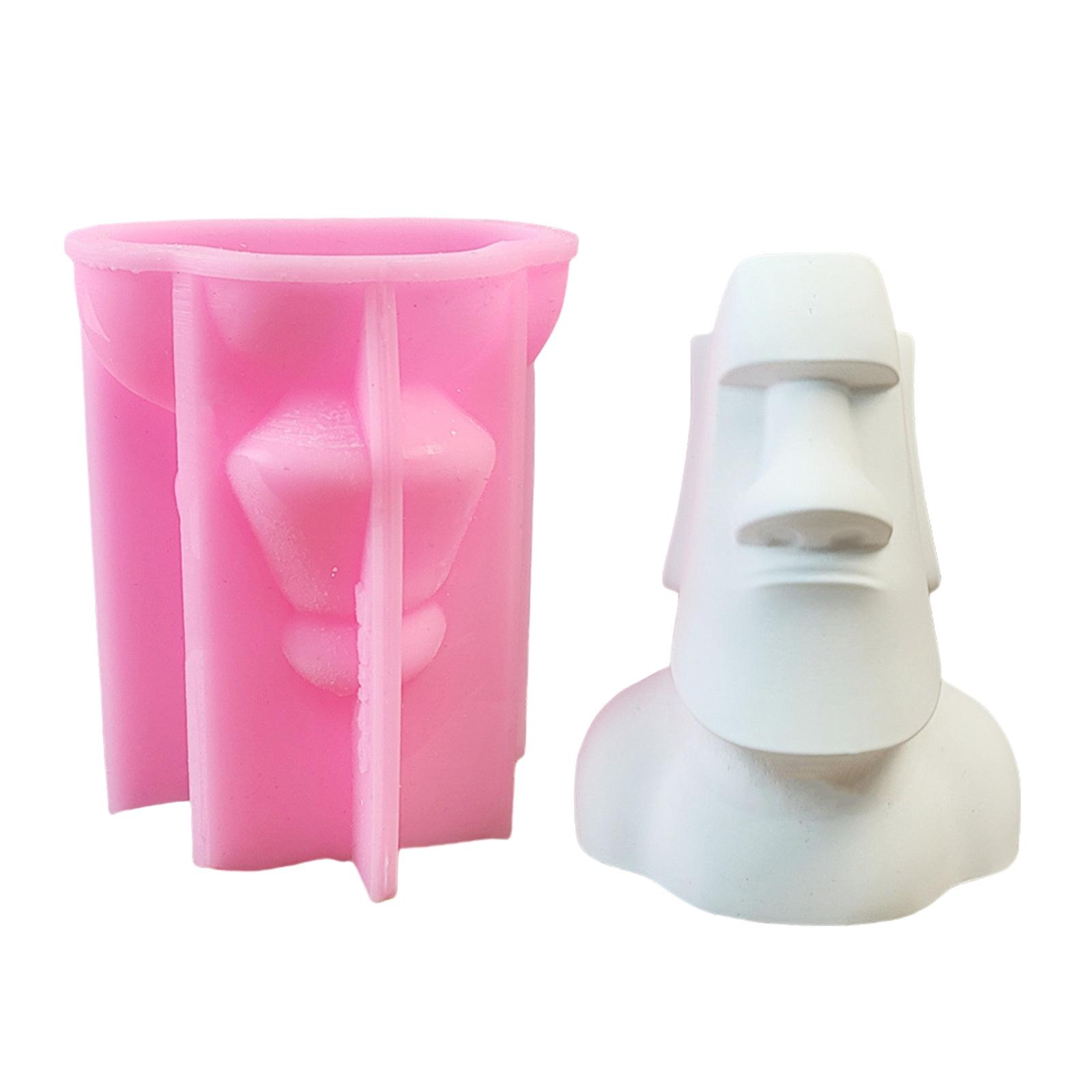 

Гибкая силиконовая форма Ручная работа Форма для ароматической свечи Скульптура портрета Форма для ароматерапии Инструмент для смолы Художественное украшение