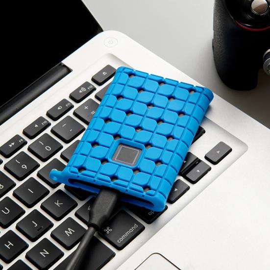 Soft Silicone Anti-fall SSD Hard Disk Protective Cover Carrying Case for Samsung T7 Touch