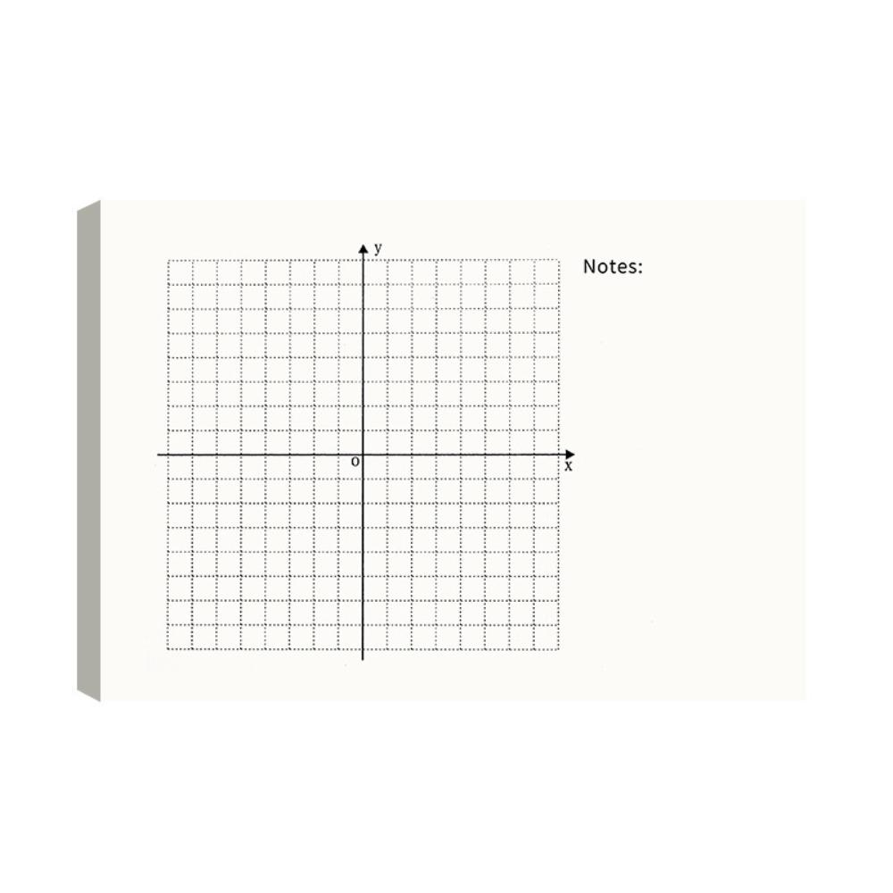Tearable Notepad 64K Draft Book Minimalist Quadrant Drawing Paper Math Exercises