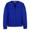 Womens/Ladies V Neck Relaxed Fit Puff Sleeve Blouse