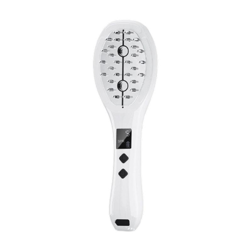 Electric Scalp Massage Brush 5 Gear Adjustable Scalp Massager Comb Rechargeable Vibrating Scalp Massager Tool with Light 1